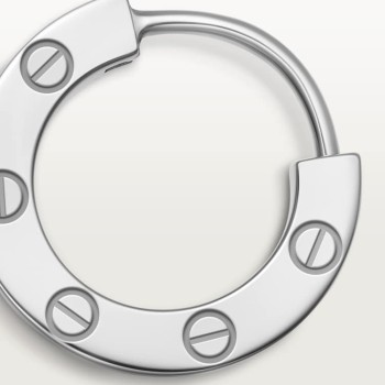 Cartier LOVE single hoop earring, paved