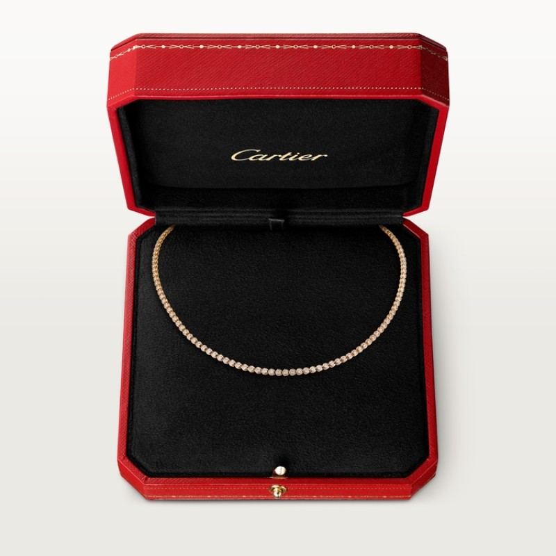 Cartier C de Cartier Essential Lines necklace, brilliant-cut diamonds Cartier C de Cartier Essential Lines necklace, brilliant-cut diamonds