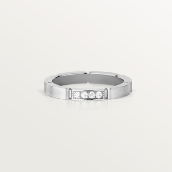 Cartier Maillon Panthère wedding ring, 4 diamonds