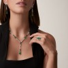 Cartier En équilibre necklace, emerald, paved Cartier En équilibre necklace, emerald, paved