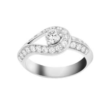 Van Cleef & Arpels Couture solitaire 0.30 ct EVVS2