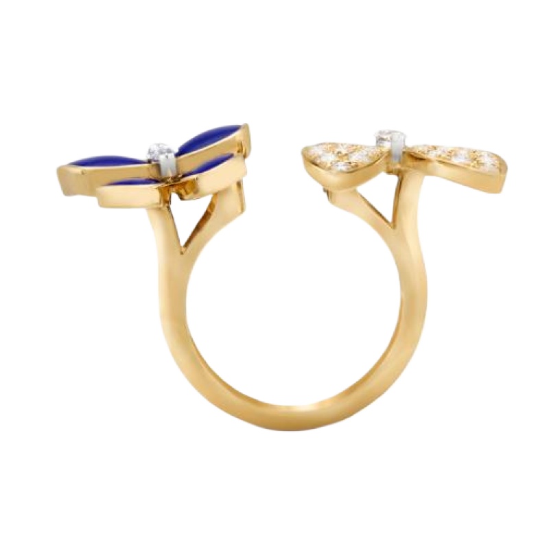 Van Cleef & Arpels Two Butterfly Between the Finger ring Van Cleef & Arpels Two Butterfly Between the Finger ring