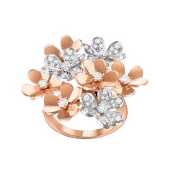Van Cleef & Arpels Frivole ring, 8 flowers