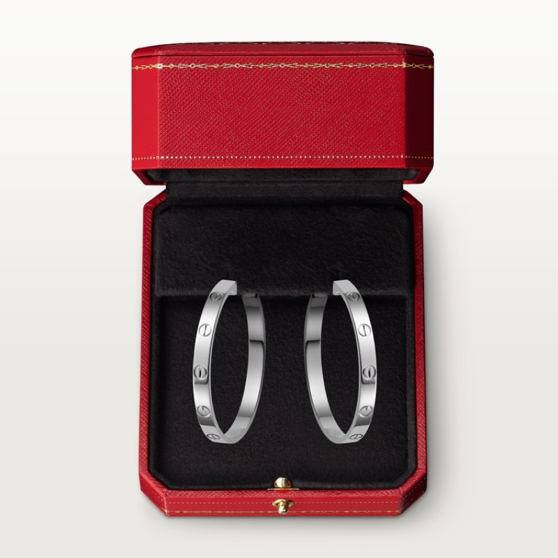 Cartier LOVE hoop earrings, large model