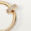 Cartier Juste un Clou hoop earrings, small model, paved