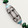 Cartier Géometrie & Contrastes necklace, chalcedony, paved Cartier Géometrie & Contrastes necklace, chalcedony, paved