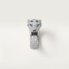 Panthère de Cartier ring, medium model, half-paved Panthère de Cartier ring, medium model, half-paved