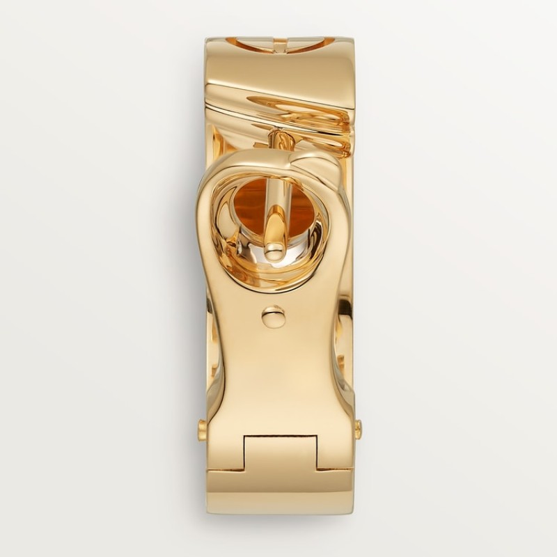 Cartier LOVE hoop earrings, classic model, 2 diamonds