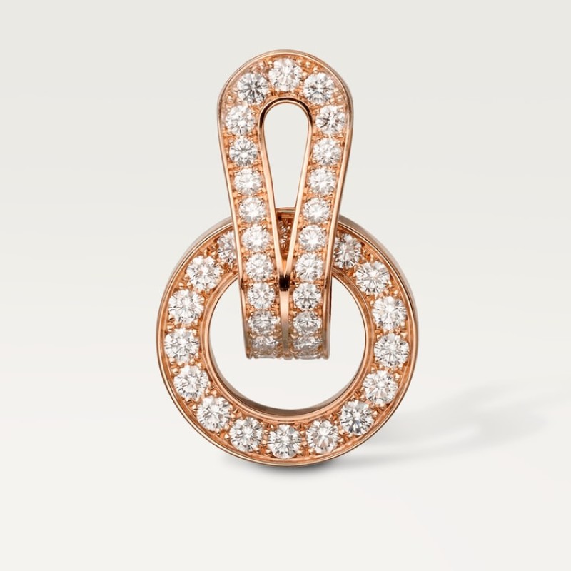 Cartier Agrafe earrings, paved