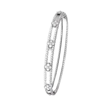 Van Cleef & Arpels Perlée sweet clovers bracelet, medium model