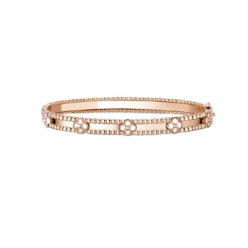 Van Cleef & Arpels Perlée sweet clovers bracelet, extra large model Van Cleef & Arpels Perlée sweet clovers bracelet, extra large model