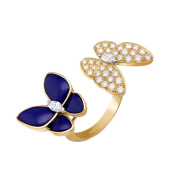Van Cleef & Arpels Two Butterfly Between the Finger ring