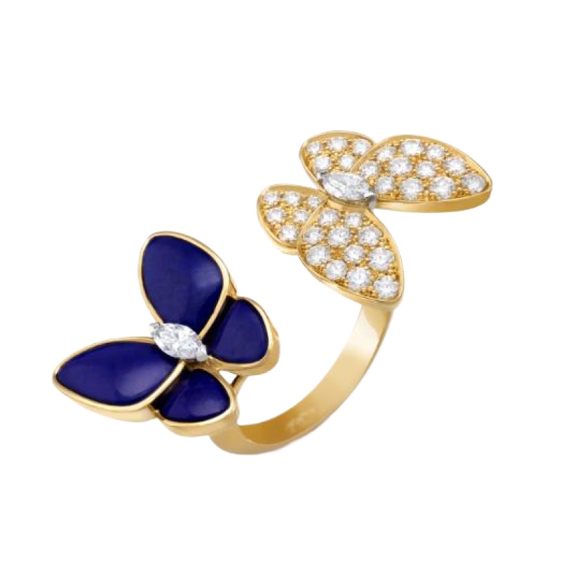 Van Cleef & Arpels Two Butterfly Between the Finger ring Van Cleef & Arpels Two Butterfly Between the Finger ring