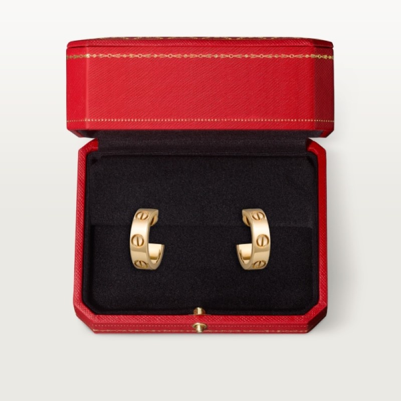 Cartier Love hoop earrings, classic model Cartier Love hoop earrings, classic model