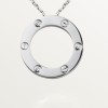 Cartier LOVE pendant, 3 diamonds