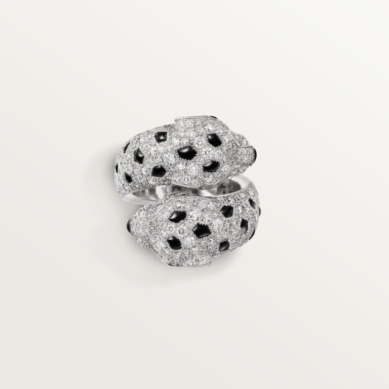 Panthère de Cartier ring, articulated, paved Panthère de Cartier ring, articulated, paved