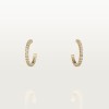 Cartier Etincelle de Cartier hoop earrings, small model, paved