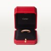 C de Cartier wedding band, 3 mm width, 1 diamond