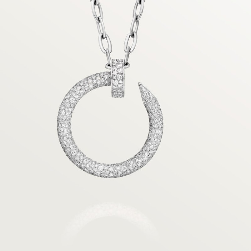Cartier Juste un Clou long necklace, multiwear, extra-large model, paved Cartier Juste un Clou long necklace, multiwear, extra-large model, paved
