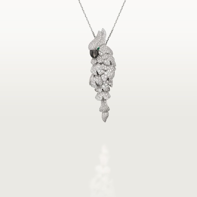 Cartier Faune et Flore de Cartier necklace, paved Cartier Faune et Flore de Cartier necklace, paved
