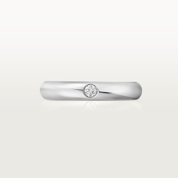 Cartier 1895 wedding band, 3.5 mm width, 1 diamond Cartier 1895 wedding band, 3.5 mm width, 1 diamond