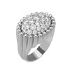 Van Cleef & Arpels Perlée diamonds pavé ring Van Cleef & Arpels Perlée diamonds pavé ring
