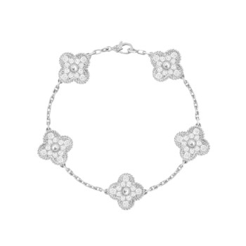 Van Cleef & Arpels Vintage Alhambra bracelet, 5 motifs