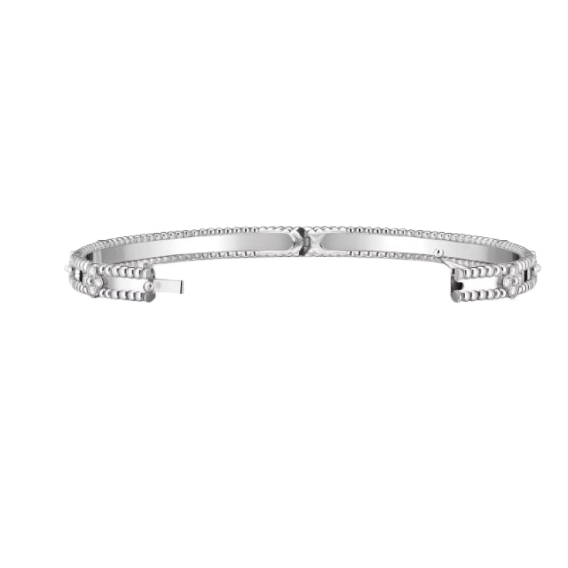 Van Cleef & Arpels Perlée sweet clovers bracelet, medium model