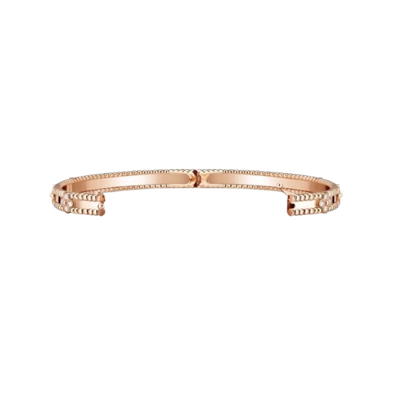 Van Cleef & Arpels Perlée sweet clovers bracelet, extra large model