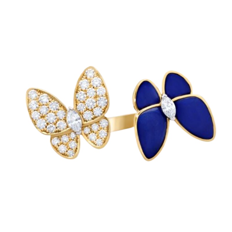 Van Cleef & Arpels Two Butterfly Between the Finger ring Van Cleef & Arpels Two Butterfly Between the Finger ring