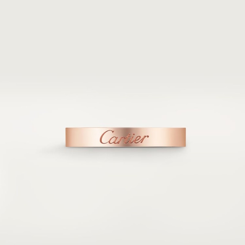C de Cartier wedding band, 4 mm width C de Cartier wedding band, 4 mm width