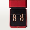 Cartier LOVE earrings, multiwear, half-paved Cartier LOVE earrings, multiwear, half-paved