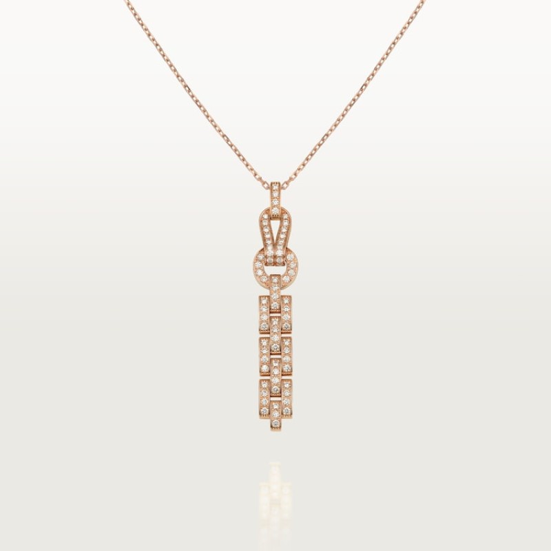 Cartier Agrafe pendant, paved Cartier Agrafe pendant, paved