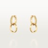 Cartier LOVE earrings, multiwear, half-paved