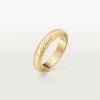 C de Cartier wedding band, 4 mm width