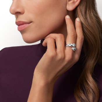 Panthère de Cartier ring, semi-paved