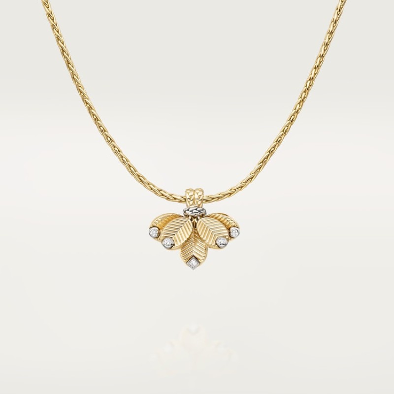 Cartier Grain de Café necklace, diamonds Cartier Grain de Café necklace, diamonds