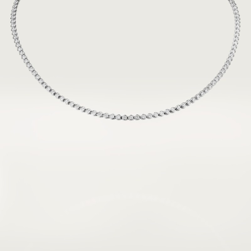 Cartier C de Cartier Essential Lines necklace, brilliant-cut diamonds Cartier C de Cartier Essential Lines necklace, brilliant-cut diamonds
