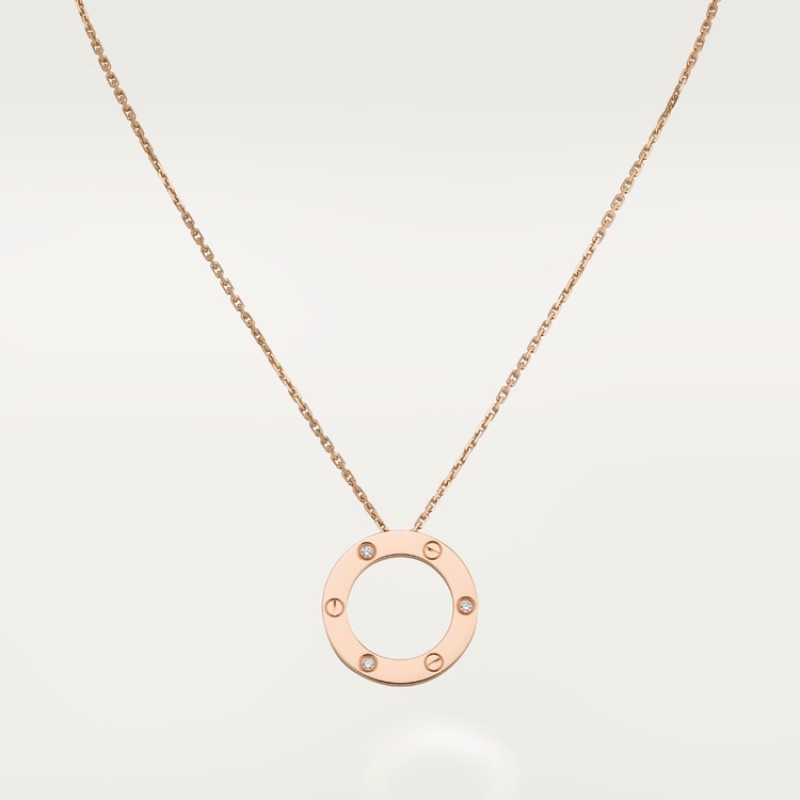 Cartier LOVE pendant, 3 diamonds