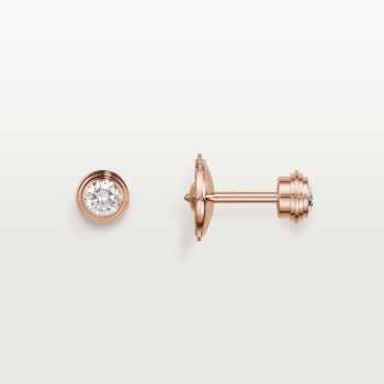 Cartier Cartier d’Amour stud earrings, 2 diamonds, medium model