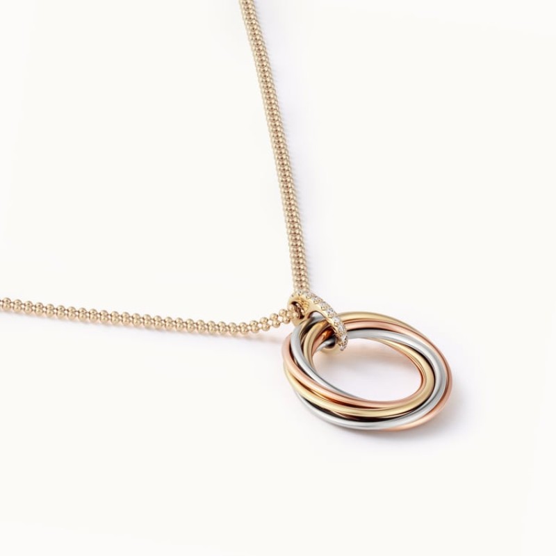 Cartier Trinity pendant, seven rows, diamonds Cartier Trinity pendant, seven rows, diamonds