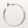 Cartier LOVE hoop earrings, large model