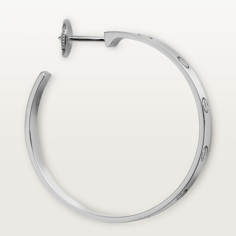 Cartier LOVE hoop earrings, large model