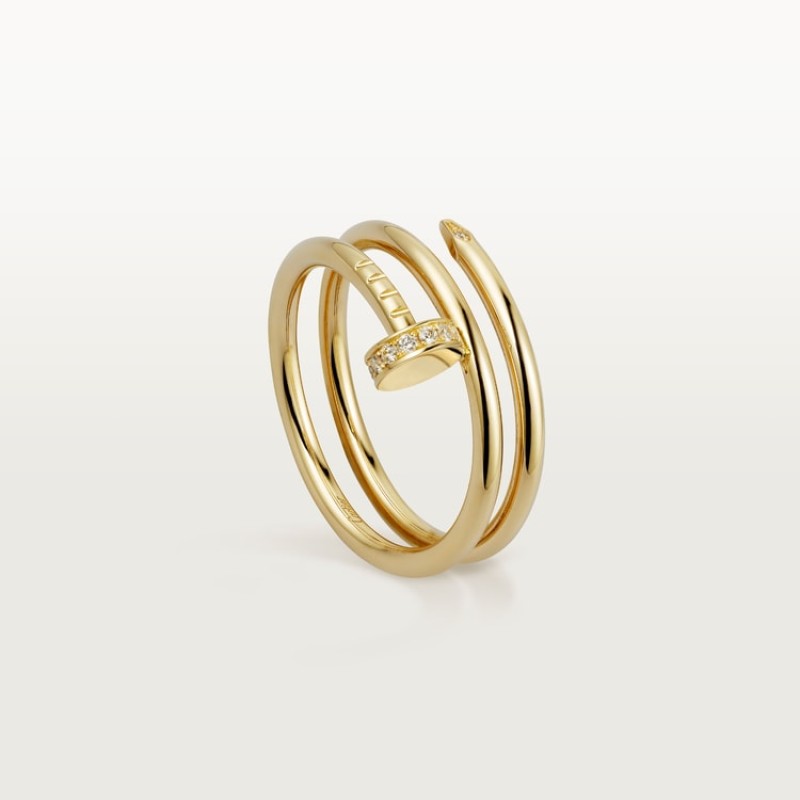 Cartier Juste un Clou ring, double, diamonds Cartier Juste un Clou ring, double, diamonds