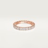 Cartier Destinée wedding band, 3.3 mm width, paved