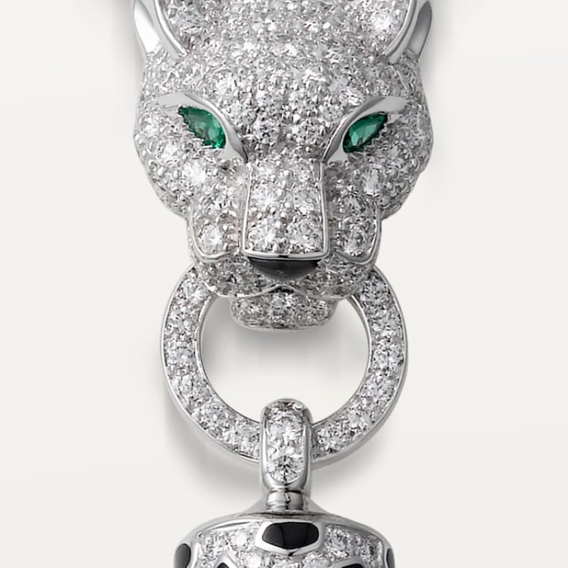 Cartier Panthère de Cartier necklace, half-paved
