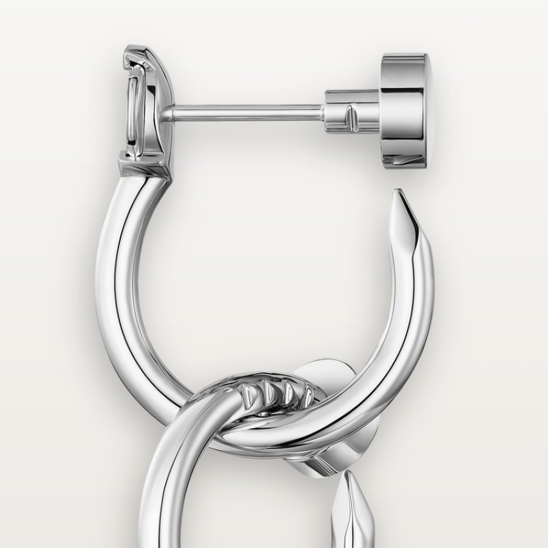 Cartier Juste un Clou earrings, double Cartier Juste un Clou earrings, double