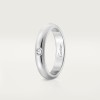 Cartier 1895 wedding band, 3.5 mm width, 1 diamond