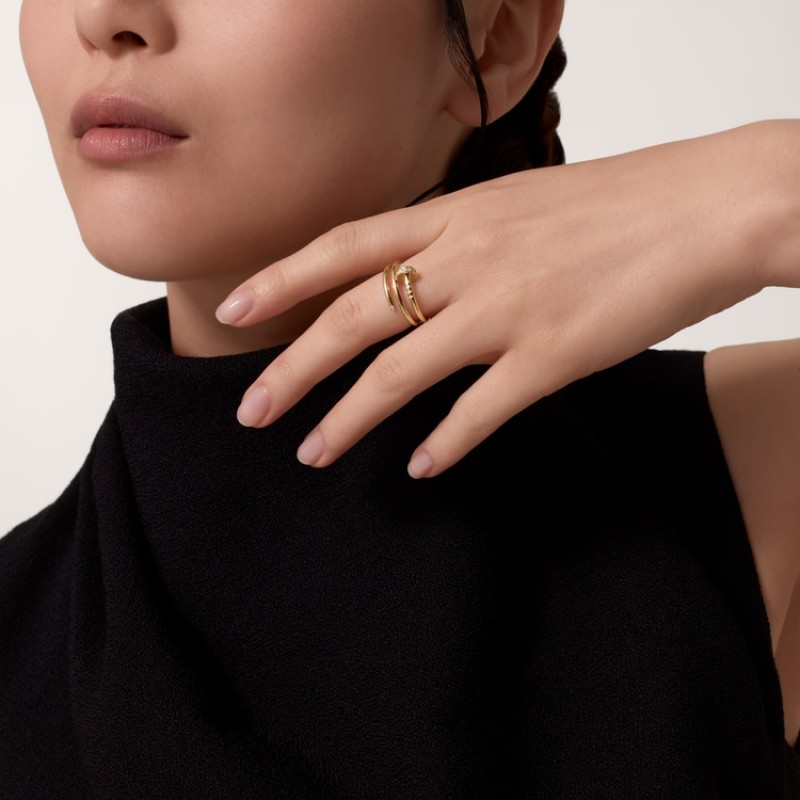 Cartier Juste un Clou ring, double, diamonds Cartier Juste un Clou ring, double, diamonds