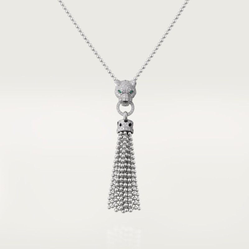 Cartier Panthère de Cartier necklace, half-paved
